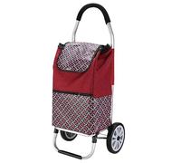 Carrello della Spesa per Anziani Carrello Spesa Pieghevole Carrello Leggero Con Borsa Di Grande Capacità Spesa Pieghevole Impermeabile Carrello da Supermercato(Color:B)