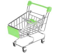 Carrello della spesa per bambini e donne, per uso in cucina e ufficio, colore verde, confezione da 1