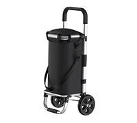 Carrello della spesa pieghevole con cesto portabiancheria extra large - Carrello per la spesa per un facile trasporto e stoccaggio (colore: 1)