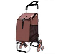 Carrello della spesa pieghevole in alluminio leggero carrello della spesa carrello di trasporto verdura facile da usare maniglia ideale per il mercato e salire le scale