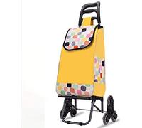 Carrello della spesa pieghevole leggero con ruote per salire le scale, carrello portatile con ruote girevoli e borsa impermeabile rimovibile