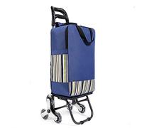Carrello della spesa pieghevole multifunzione con ferro e 6 ruote, perfetto per la spesa e l'uso domestico, facile da trasportare e riporre