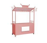 Carrello della stalla del dessert con la tenda per il cibo di strada, gli eventi e la vendita del mercato