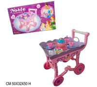CARRELLO DELUXE 35 PZ GIOCO PER BAMBINE COMPLETO DI ACCESSORI ART. 88362