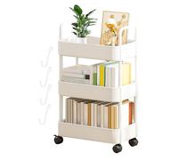 Carrello Di Arrotolamento Di Stoccaggio | Carta Di Servizio Di Servizio Di Servizio Di Organizzatore Di Carro | Rack Di Stoccaggio Mobile Di 3/4 Con Ruote E Ganci, Carrello Di Snack Per S