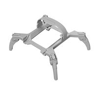 Carrello di atterraggio pieghevole per Mini 3 Pro, gamba estesa in altezza con cinghie in silicone morbido, estensore rialzato di 30 mm, protezione per le gambe (grigio)