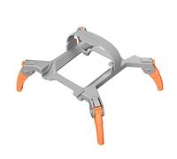 Carrello di atterraggio pieghevole per Mini 3 Pro, gamba estesa in altezza con cinghie in silicone morbido, estensore rialzato di 30 mm, protezione per le gambe (arancione)