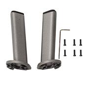 Carrello di Atterraggio RC Drone - Gamba Staffa Anteriore e Posteriore - Copertura Motore - Piedini Base Motore - Kit Completo (2pcs - Colore Platino)