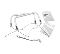 Carrello di atterraggio sinistro/destro con antenna, bussola e vite, compatibile con la parte di riparazione del drone professionale DJI Phantom 4