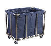 Carrello Di Lavanderia Di Rotolamento Industriale, Grandi Hampers per Lavanderia Heavy Duty con Ruote, Cesto Di Lavanderia Casa Commerciale Del Camion Di Rinfusa con Sacchetto Di Rivestimento Rimovib