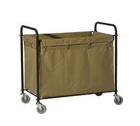 Carrello di lino mobile resistente sulle ruote per il carrello di stoccaggio staccabile dell'ingresso dell'hotel per l'igiene della stanza & la pulizia del carrello di utilità 94×56×90cm