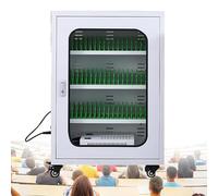 Carrello di ricarica e stoccaggio mobile con porta chiudibile a chiave, per scuola, biblioteca e ufficio