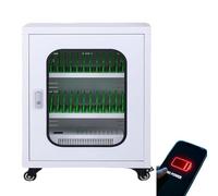 Carrello di ricarica e stoccaggio mobile con porta chiudibile a chiave, per scuola, biblioteca e ufficio