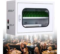 Carrello di ricarica per computer portatile, porta resistente alle temperature, ventola di raffreddamento, armadietto di ricarica e sincronizzazione sicuro per tablet e telefoni