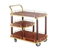 Carrello di rotolamento industriale - Acciaio inossidabile e legno Mobile Storage per l'organizzazione dell'officina