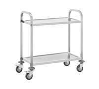 Royal Catering Carrello di servizio - 2 ripiani - 70 x 40 cm - 64 kg - - 4062859102669