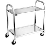 Carrello di servizio staccabile dell'acciaio inossidabile con le ruote di bloccaggio per uso della cucina, dell'hotel e del ristorante