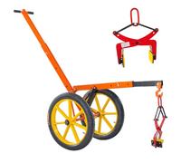 Carrello di Sollevamento Industriale, Sollevatore per Piastre con Pinza di Sollevamento a Forbice Regolabile, Lastre di Blocchi di Cemento e Pietra di Granito(12-24cm/4.7-9.5in)