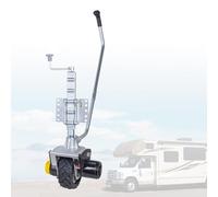 Carrello di Traino Elettrico, 550 W 12 V, capacità 2722 kg, Ruote di Supporto Elettriche per Camper, Accessori Universali per Gancio di Traino, velocità 5-7 M/Min