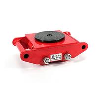 Carrello di trasporto 6T per carri armati pesanti, per macchine da carro armato, carrello a induzione, girevole a 360° (rosso)