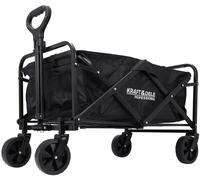 Gabbia Pieghevole Carrello da Trasporto 90L Manuale Carretto Giardino Stabile