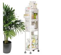 carrello di utilità - Shel di conservazione degli alimenti a più livelli, carrello organizzatore di rotoli mobili | Scaffali di stoccaggio degli alimenti e trasporto di condimento, carrello or