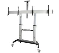 Carrello Doppio TV StarTech.com STNDMTVDUO 37-60" Nero Argento Carrello Doppio TV StarTech.com STNDMTVDUO 37-60" Nero Argento