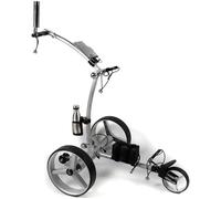 Carrello elettrico a 3 ruote, carrello pieghevole con velocità di 12 km/h, salita di 30°, memoria a 9 velocità, tabellone segnapunti e supporto, leggero per una facile conservazione del bagagliaio
