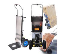 Carrello Elettrico A Mano - Scale Su E Giù, Carrello Elettrico Per Salire Scale(Carico 400 Kg), Con Maniglia Telescopica(45-65 Pollici), Motore Brushless Da 1200 W, Batteria Rimovibile Da 48 V/36 Ah