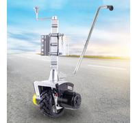 Carrello Elettrico per Rimorchi, Carrello Elettrico con Ruote di Supporto per Camper, capacità di Carico 2722 kg, 550 W 12 V, Accessori Universali per Auto per Ganci di Traino per Rimorchi