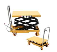 Carrello Elevatore a Forbice Manuale, Piattaforma Elevatrice Idraulica, Carrello Sollevatore Manuale, Elevatore Idraulico, Carrello Elevatore per Uso in Magazzino,200kg