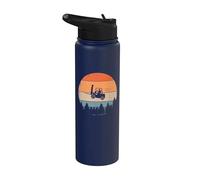 Carrello elevatore | Carrello elevatore volante | Retro carrello elevatore Stainless Steel Insulated Water Bottle