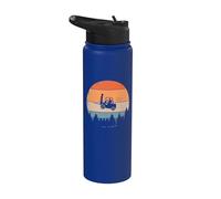 Carrello elevatore | Carrello elevatore volante | Retro carrello elevatore Stainless Steel Insulated Water Bottle