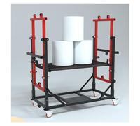 Carrello elevatore elettrico resistente, antiscivolo, altezza perfetta per operazioni di ponteggio, ideale per piattaforme di sollevamento e scale e soluzione di movimentazione sicura