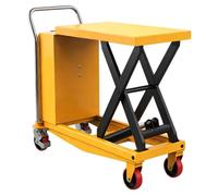 Carrello Elevatore Elettrico, Tavolo Sollevatore Idraulico | Telaio Acciaio, Ruote Poliuretano, Cilindro Sigillato, 150 A 1000 Chilogrammi(81.5x50x90cm-500kg)