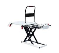 Carrello elevatore idraulico, carrello elettrico portatile, carrello for movimentazione merci - Adatto for supermercati, magazzini, movimentazione in officine edili(500KG/1100LB,35.4in Lifting)