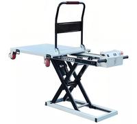 Carrello elevatore idraulico elettrico, Altezza di sollevamento Pieghevole capacità 660lb, per movimentazione dei materiali(47.2inX29.5in)