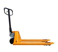 Carrello Elevatore Klein mit Verstärktem Stahlrahmen, Carrello Sollevatore mit Doppelten Hinterrädern, Geeignet für Lager, Fabrik und Paletten(47.2x27.0 in/120x68.5 cm)