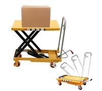 Carrello Elevatore Manuale, Carrello a Piattaforma, Carrello Sollevatore, Elevatore Idraulico, Carrello per Tavolo Elevatore, per Cesoie, ATV e Quad,150kg
