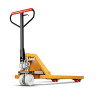 Carrello Elevatore Manuale con Ruote in Nylon, Carrello Sollevatore con Cilindro Sigillato e Forche Allargate, Adatto per Magazzino e Trasporto (3 Tonnellate)(47.2x21.7 in/120x55 cm)