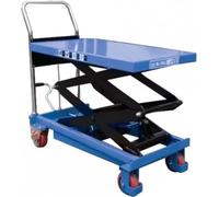 CARRELLO ELEVATORE PIATTAFORMA MOBILE MANUALE A FORBICE DOPPIA SOLLEVAMENTO A PEDALE PORTATA KG 350 CATOCCIMACCHINE 05.084.28