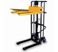Carrello elevatore sollevatore manuale a colonna con ripiano a piattaforma mobil
