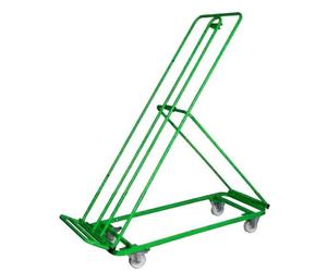Carrello espositore per ortofrutta grande verniciato 2 ruote fisse e 2 girevoli