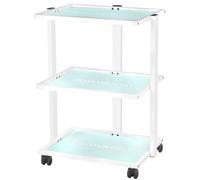 Carrello estetista vetro e metallo | POL-1030