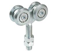 CARRELLO FISSO 4 CUSCINETTI 44MM RUOTE X PORTONI SCORREVOLI