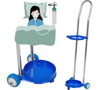 Carrello for bombola singola di azoto/idrogeno/elio/acetilene, carrello porta bombole di gas medicale portatile(10L 80cm(31 1/2"))