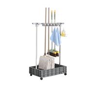 Carrello For La Pulizia Con Gancio For For Mocio, Supporto For Scopa E, Bifacciale, Uso(4tow5hooks)