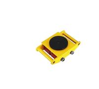 Carrello for pallet for macchinari industriali interamente in acciaio da 6 tonnellate, piccolo serbatoio di trasporto con rotazione a 360 gradi for il merci Per principianti del fai da te