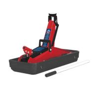 Carrello Idraulico 2TONNE Corto Con Cassa Di Stoccaggio | 1100CXD Sealey Nuovo