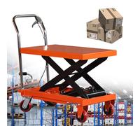 Carrello idraulico da tavolo - Ascensore a forbice con capacità di 350 libbre per sollevamento merci, carrello elevatore resistente per fabbriche e supermercati